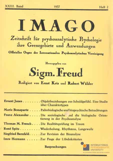 Imago Zeitschrift Freud